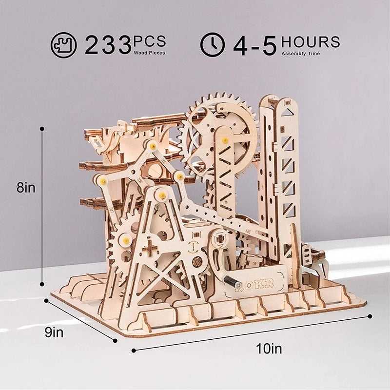 ROKR DIY Roller Coaster - Robotime Marble Track - Diyzzle