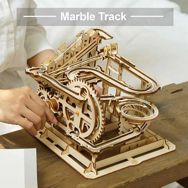 ROKR DIY Roller Coaster - Robotime Marble Track - Diyzzle