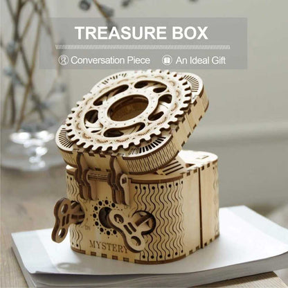 ROKR Treasure Box - 3D Wooden Puzzle - Diyzzle