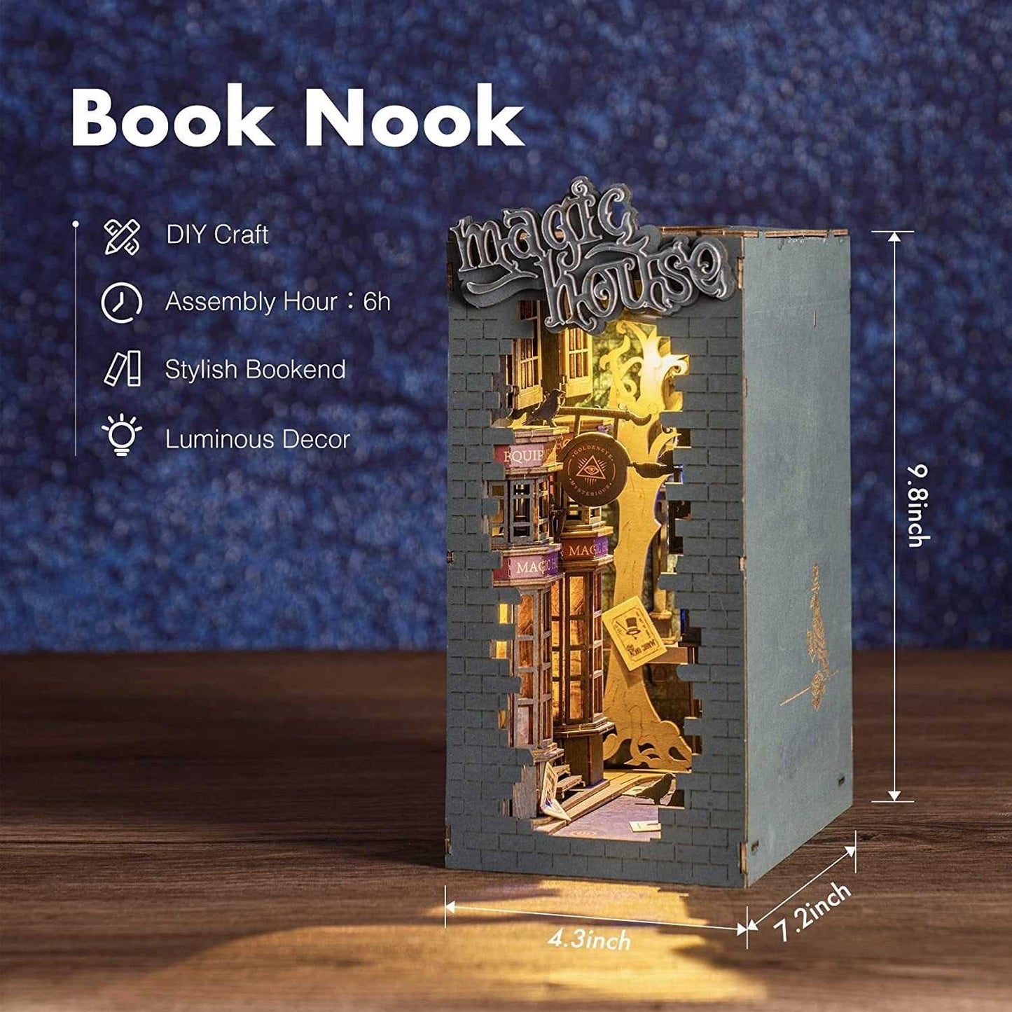 Rolife DIY Book Nooks Series Stories In Books | Diyzzle