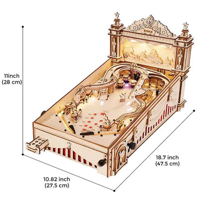 ROKR Wooden 3D Puzzle Pinball Machine - Diyzzle