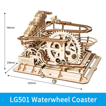 ROKR DIY Roller Coaster - Robotime Marble Track - Diyzzle