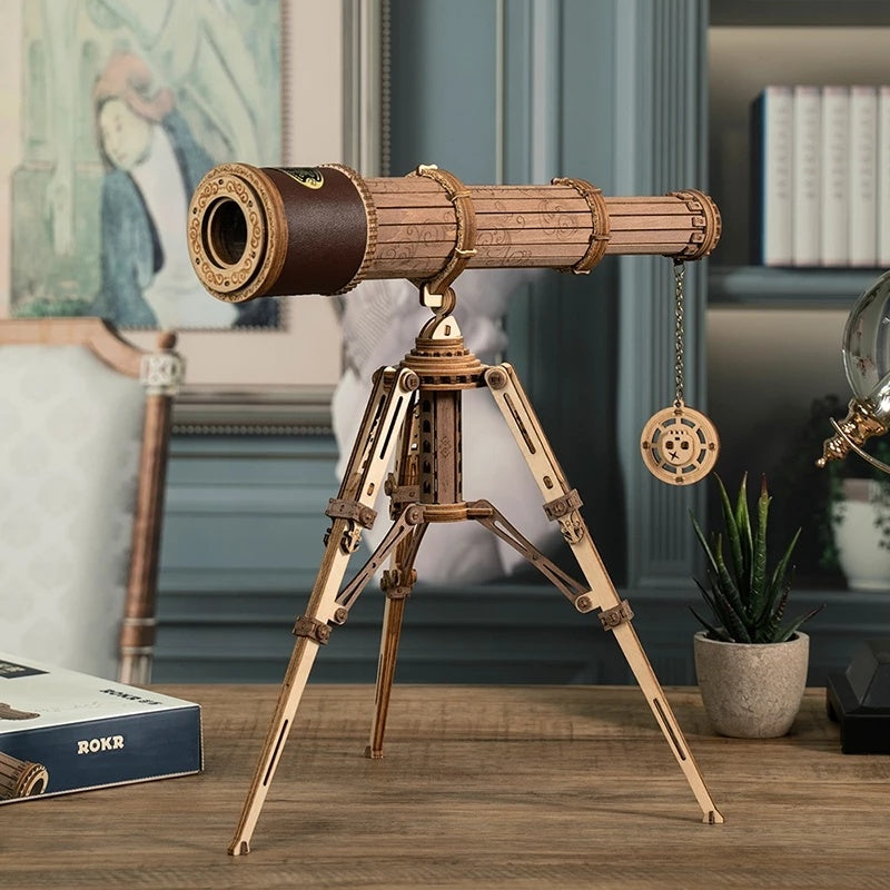 ROKR Monocular Telescope - 3D Wooden Puzzle - Diyzzle