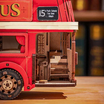 Rolife London Tour Bus - 3D Wooden Puzzle TGM02 - Diyzzle