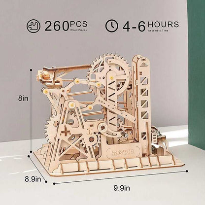 ROKR DIY Roller Coaster - Robotime Marble Track - Diyzzle