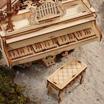 ROKR Magic Piano - Mechanical Music Box 3D Wooden Puzzle - Diyzzle