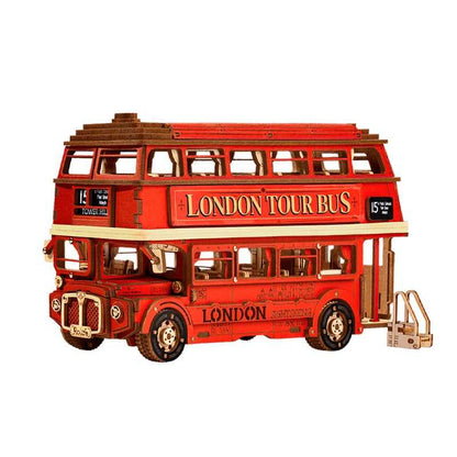 Rolife London Tour Bus - 3D Wooden Puzzle TGM02 - Diyzzle