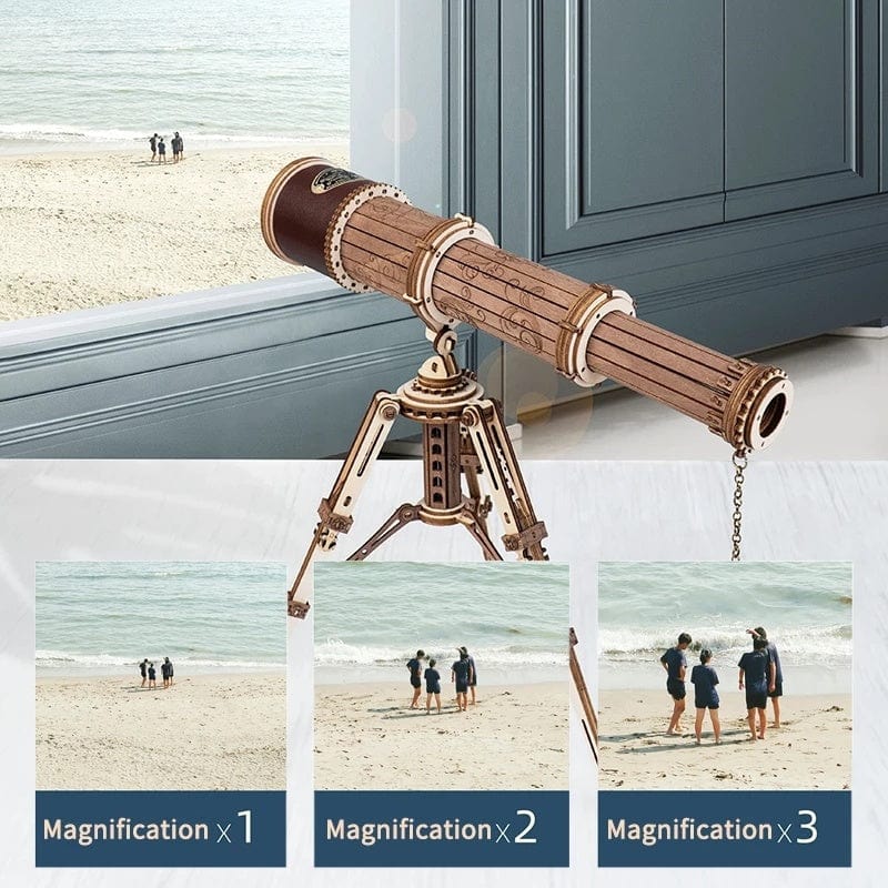 ROKR Monocular Telescope - 3D Wooden Puzzle - Diyzzle